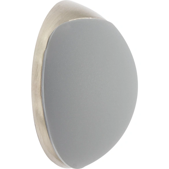 Wandtürstopper »SOG WALL«, silberfarben/grau, Metall/Gummi
