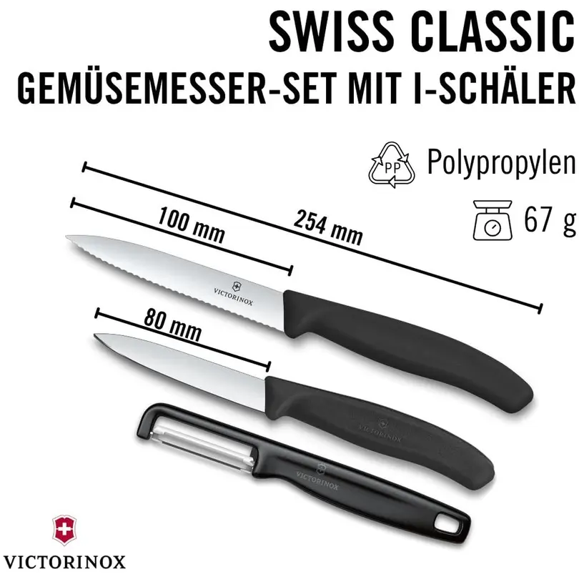 Gemüse-/Obstmesser Swiss Classic