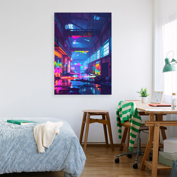Obraz do salonu biura, Opuszczona Stara Fabryka Hala 20x30