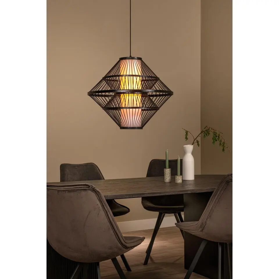 Lucide PASQUINO Hanglamp - Zwart