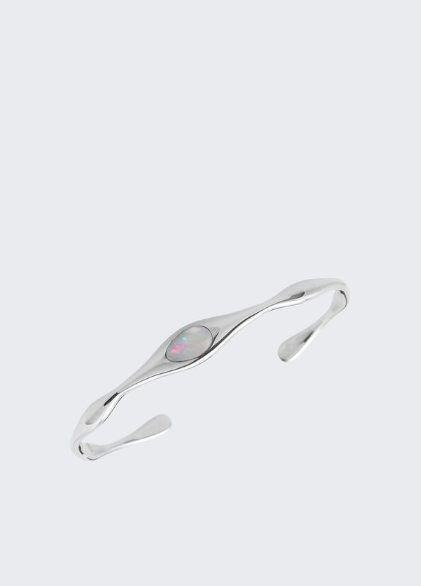 Bracciale rigido con pietra