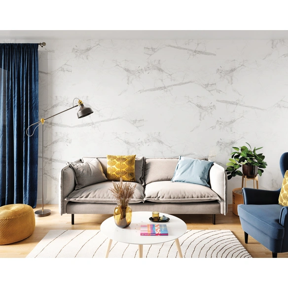Wandverkleidung »VILO SPC«, SPC Wandverkleidung CALACATTA SNOW VILO 120X60 MATT, 1 VE = 2,88 m²