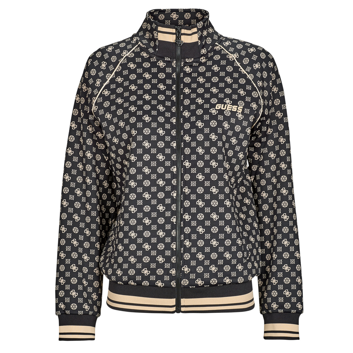 Guess - AGGIE FULL ZIP - Black