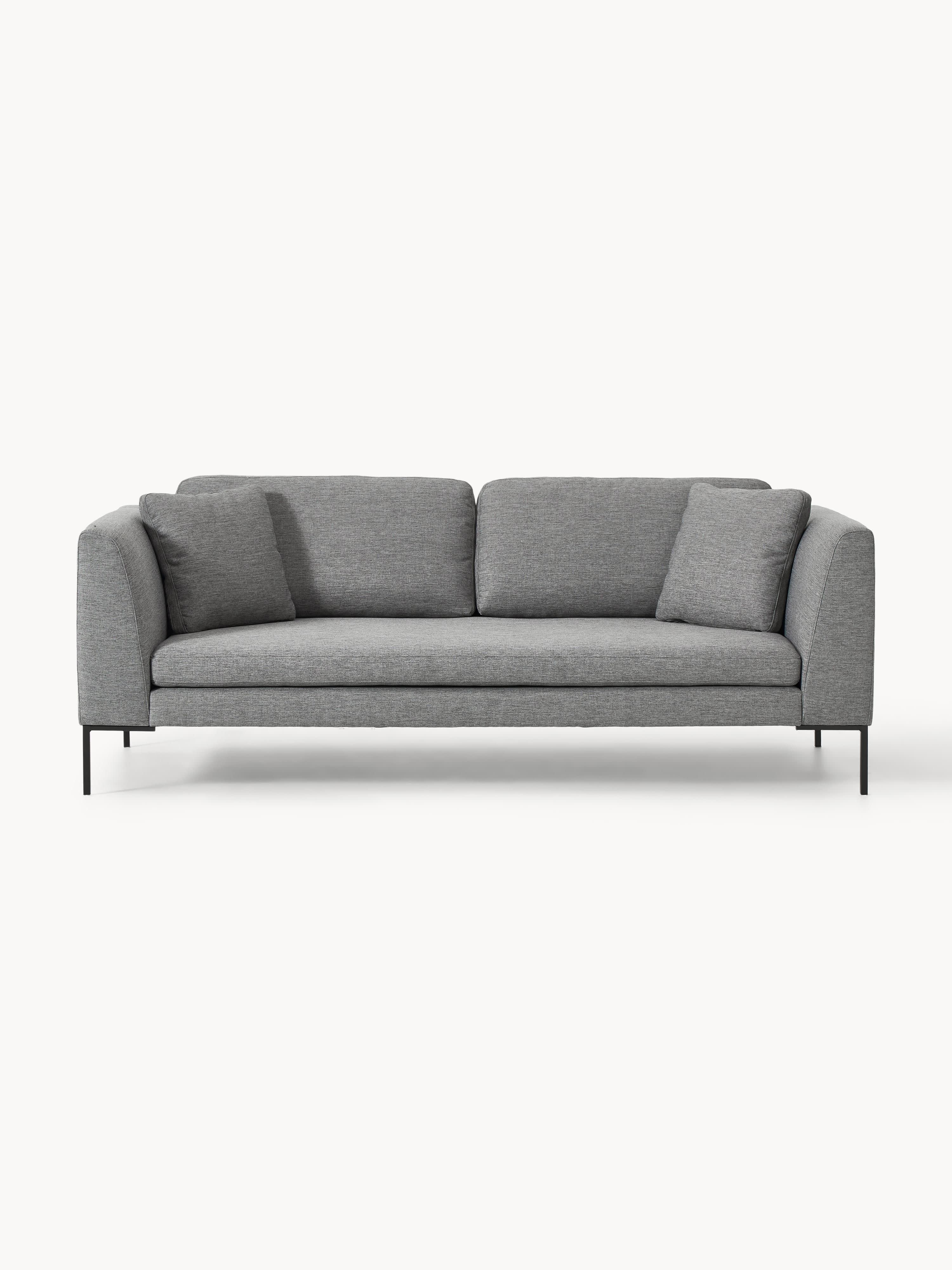 Sofa Emma (3-Sitzer) mit Metall-Füßen