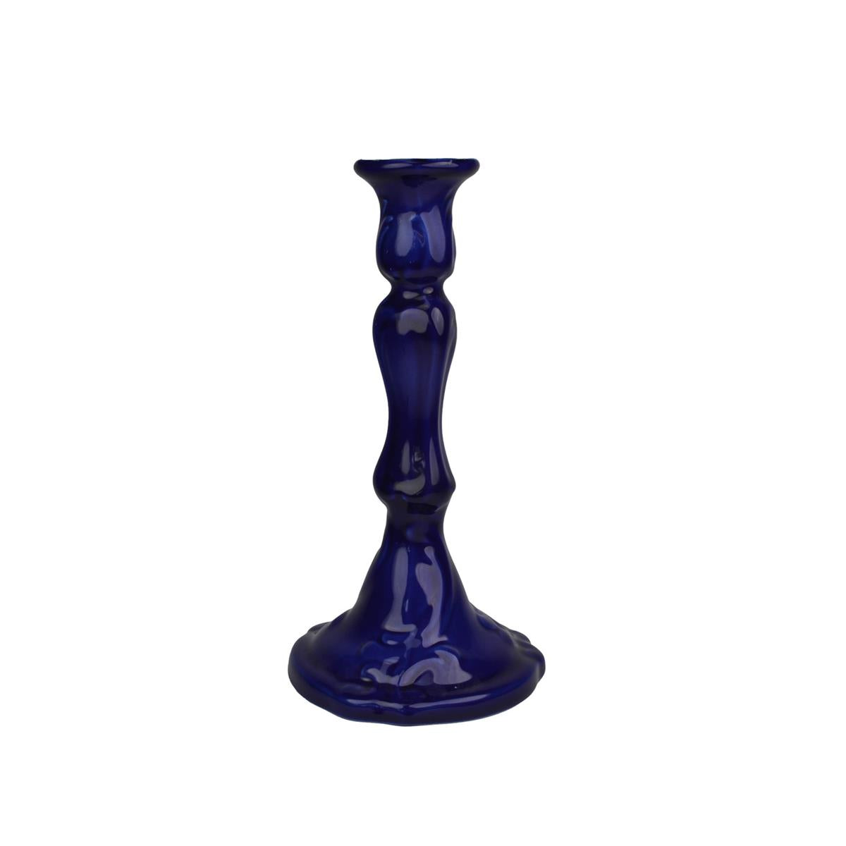 Royal Goedewaagen kandelaar - 27x13,5cm - Cobalt Blue
