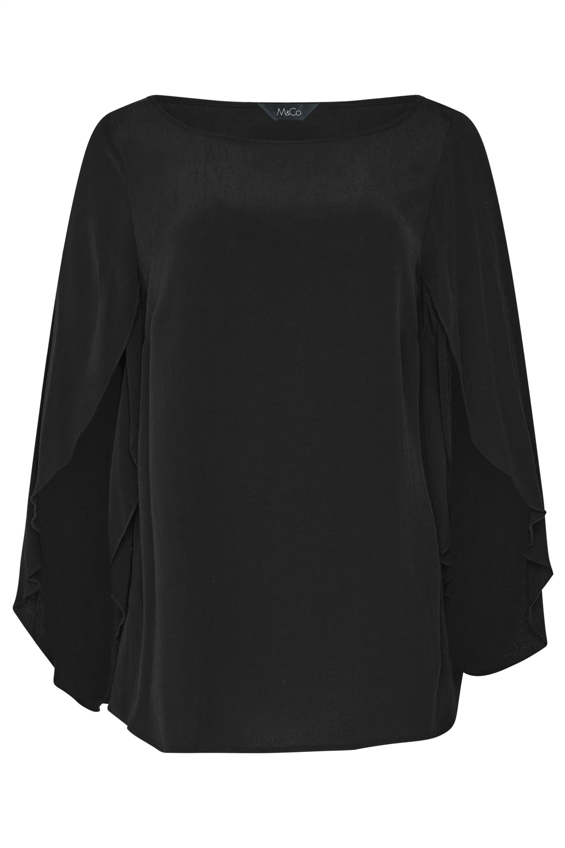 M&Co Angel Sleeve Blouse