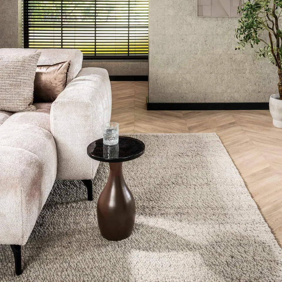 Fraaai - Benny bijzettafel druppel S - koper antiek finish