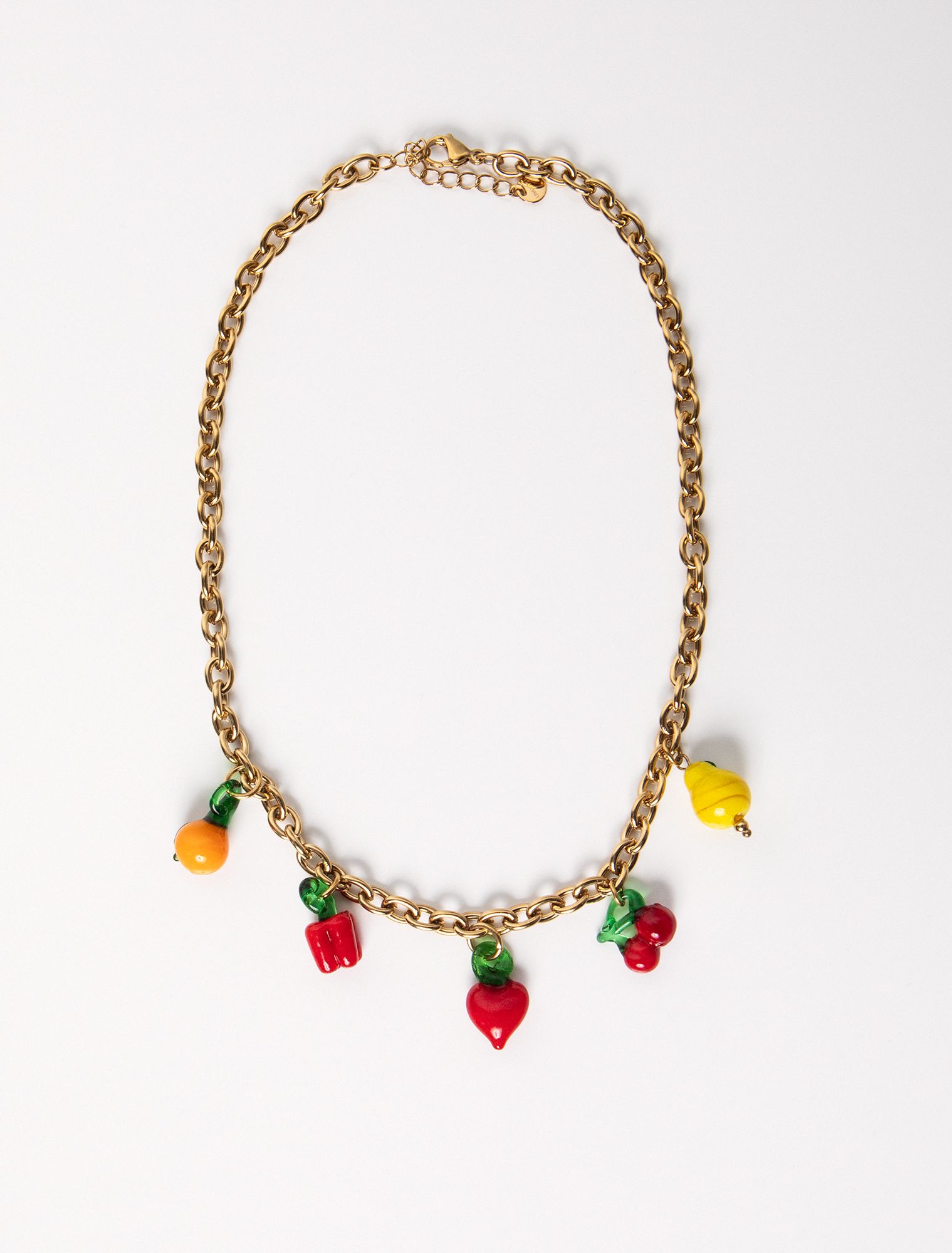 Κολιέ με charms-φρούτα