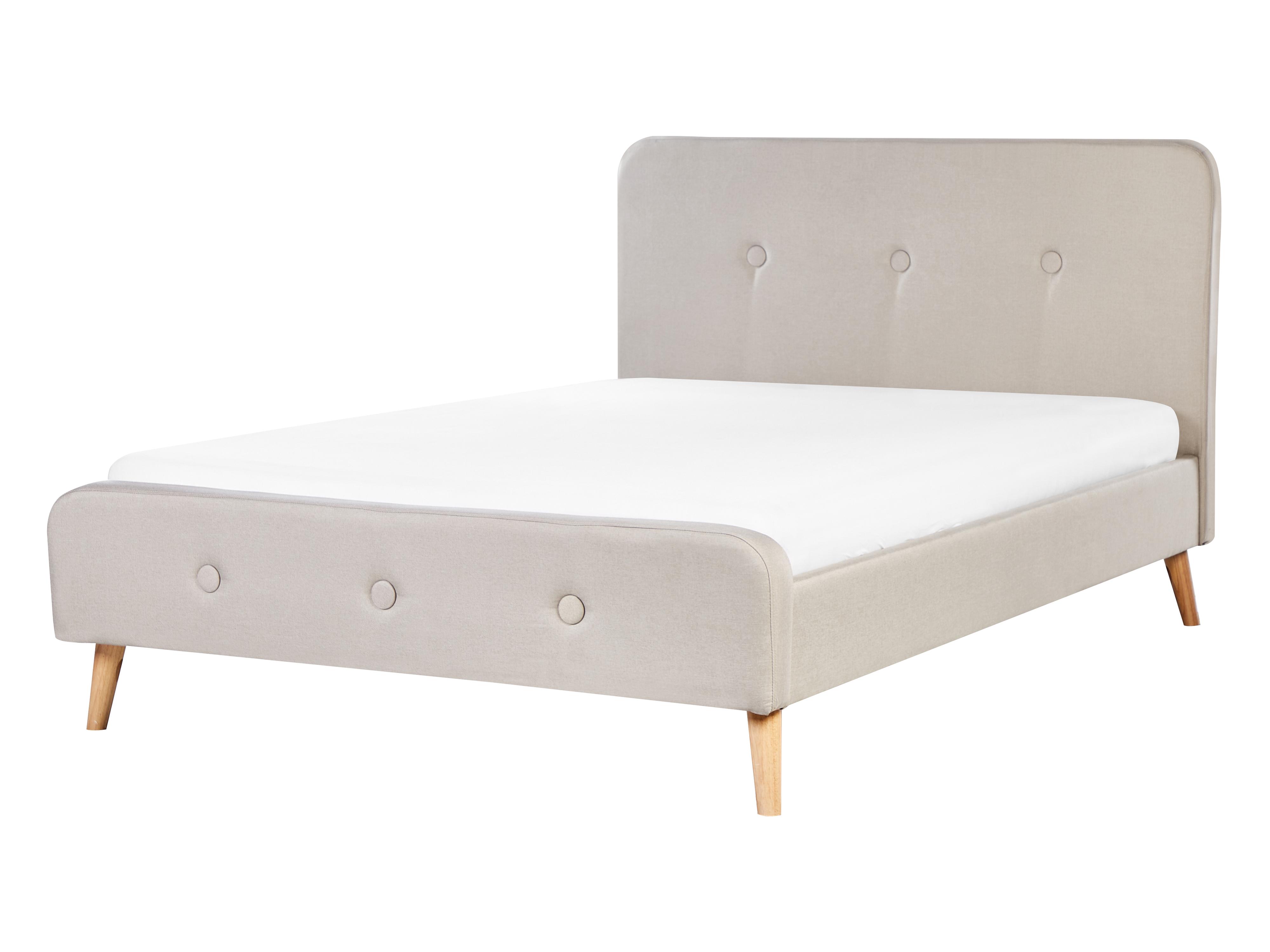 Bed Fabric RENNES 140 x 200 cm (EU Double) Light Beige