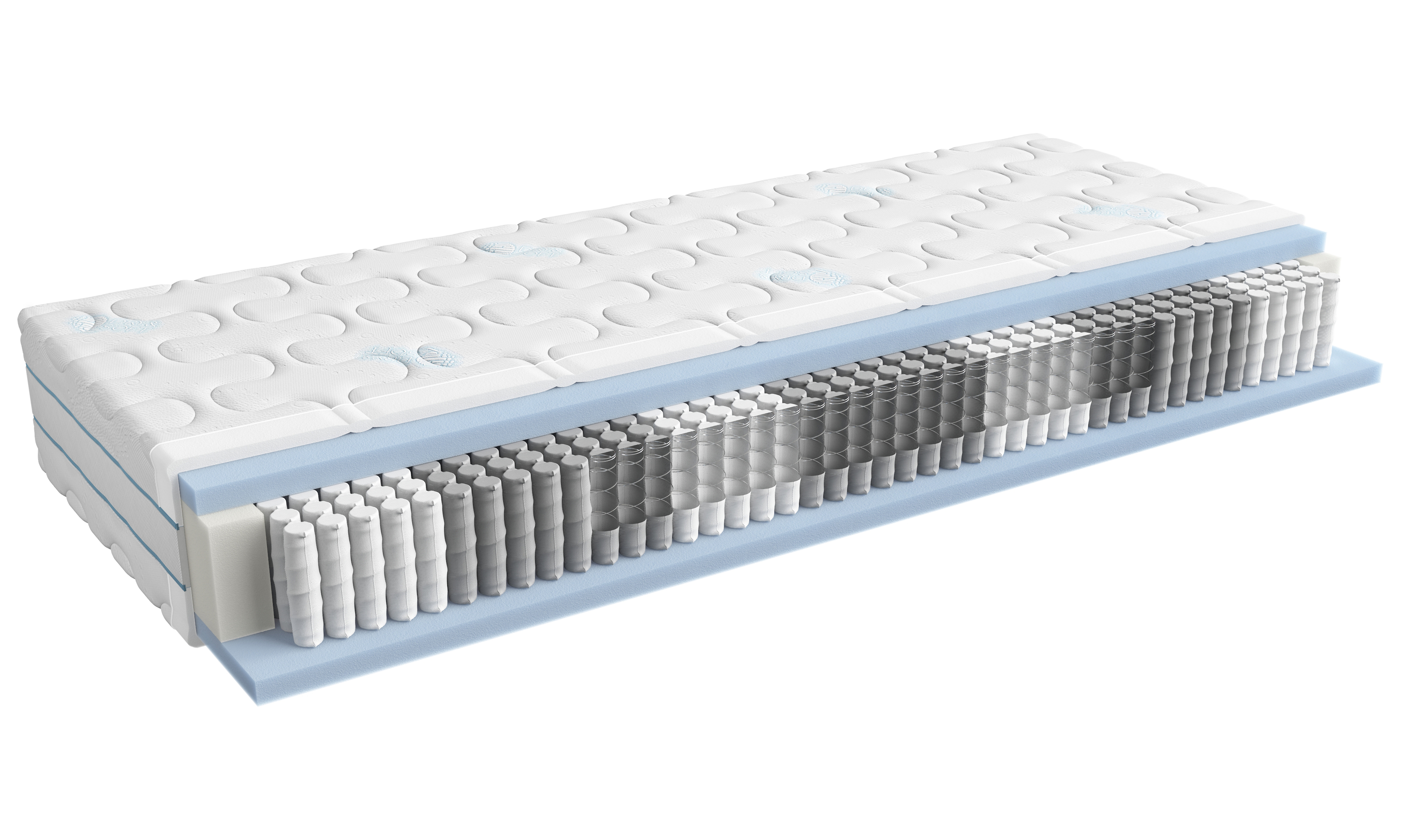 Materac sprężynowy multipocket Kampas 120x200 H2