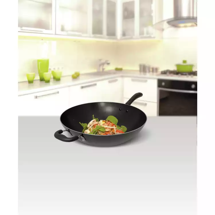 Tefal Jumbo 36cm Aluminium Wok with Helper Handle