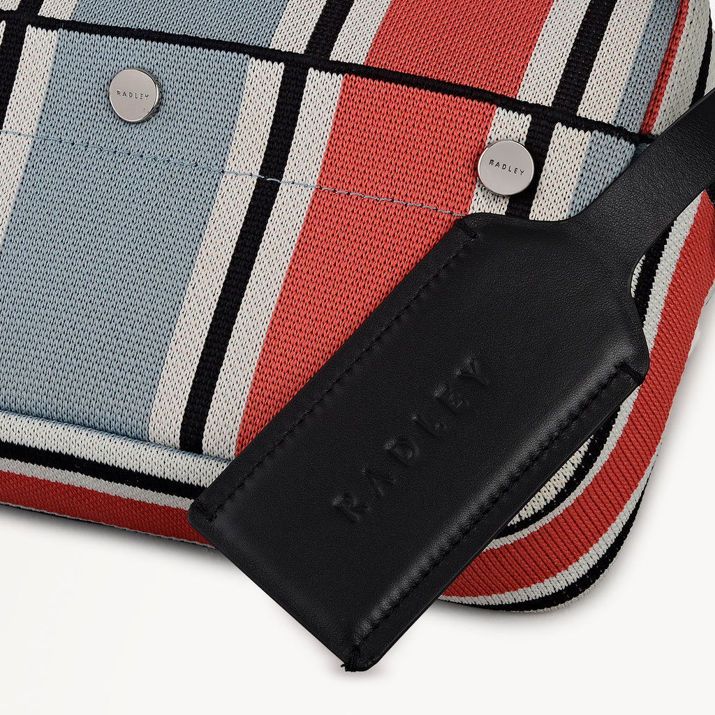 Hadleigh Place - Cabana Stripe - Small Ziptop Cross Body