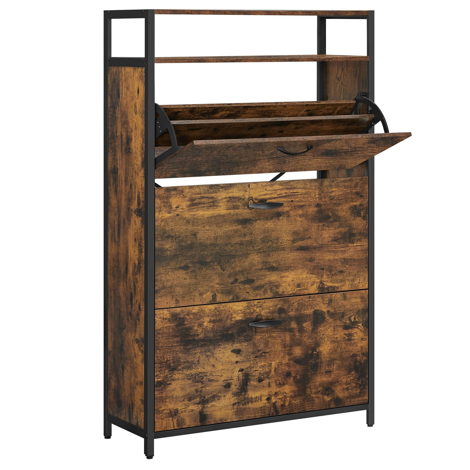 - Meuble à chaussures pour 15-24 paires de chaussures marron