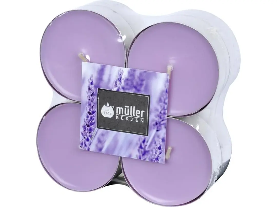 Teelicht 8er-Set Lavender Fields