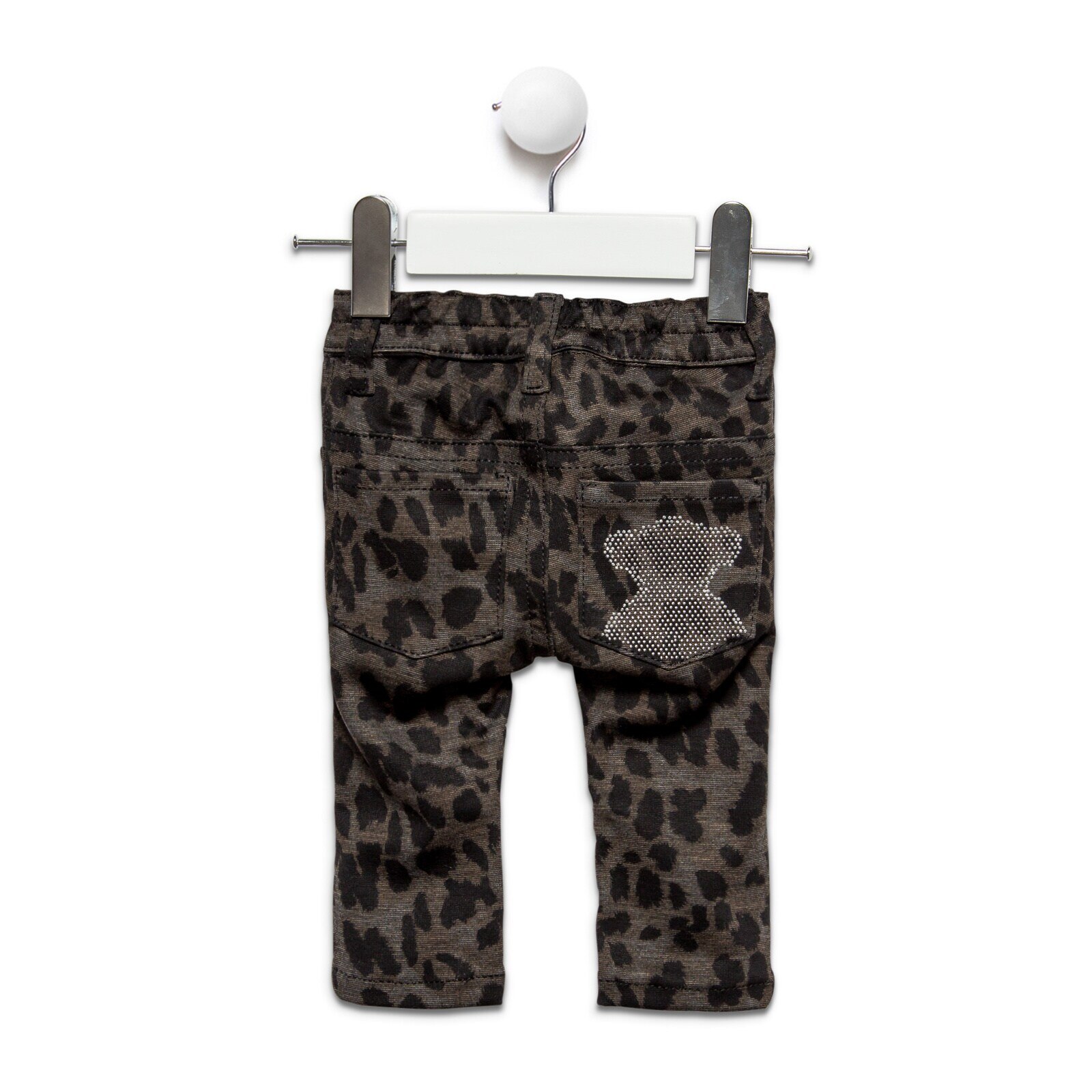 Pantalón pitillo Print Pant Negro