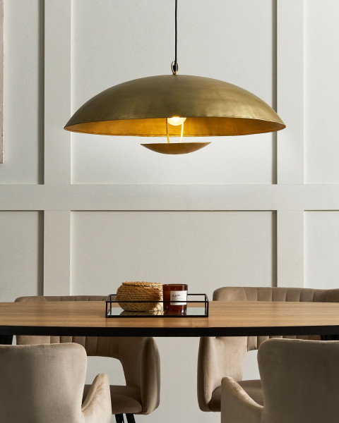 Lampa wisząca sufitowa ręcznie robiona metalowa
