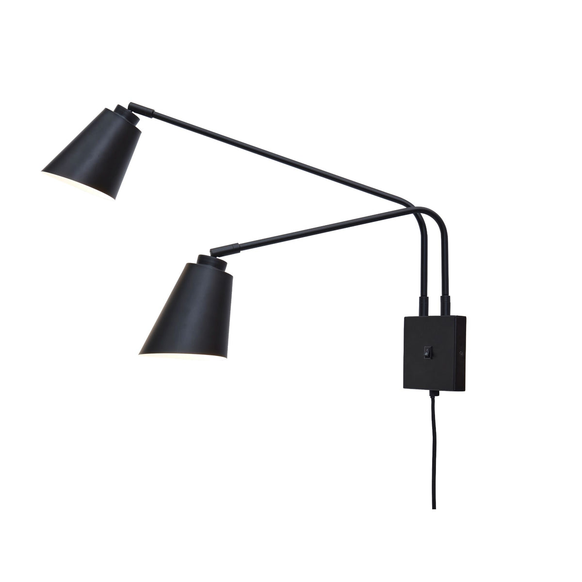 it's about RoMi wandlamp Bremen - zwart - 130x60x49cm