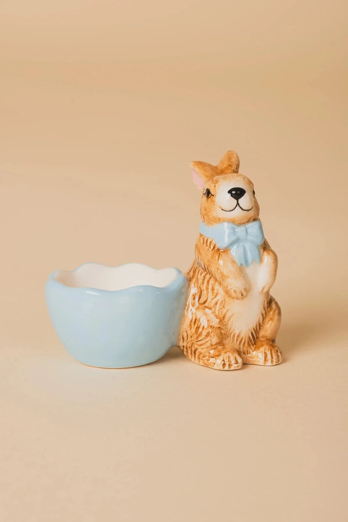 Blue Easter Bunny Egg Cup Holder