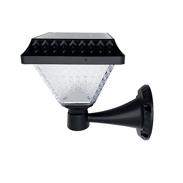 Lanterne Murale de Jardin Solaire Crépusculaire IP65 2W - Blanc Chaud 2300K - 3500K - SILAMP
