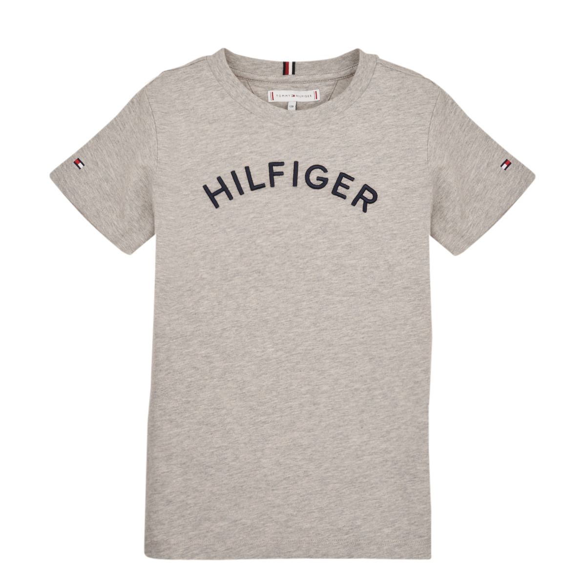 Tommy Hilfiger - U HILFIGER ARCHED TEE - Grey
