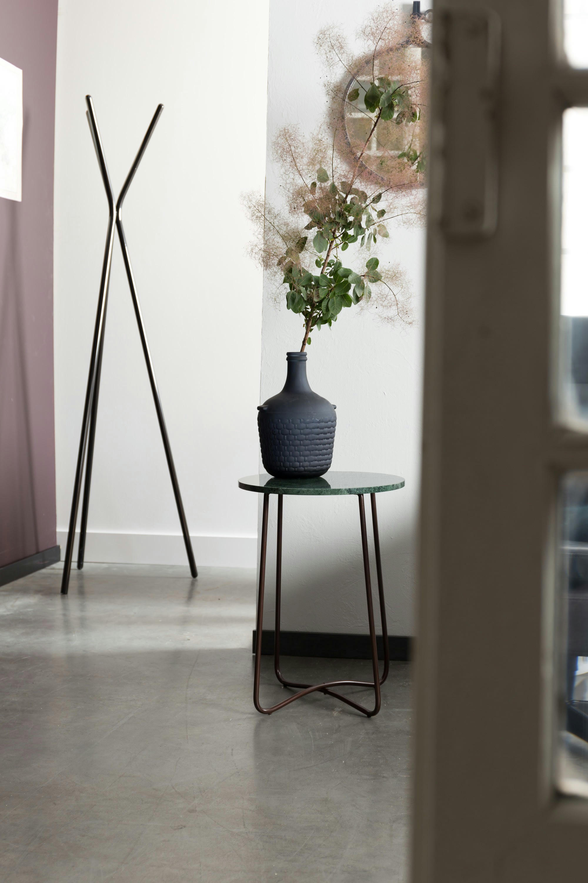 EMERAUDE - Table d'appoint en bois noir