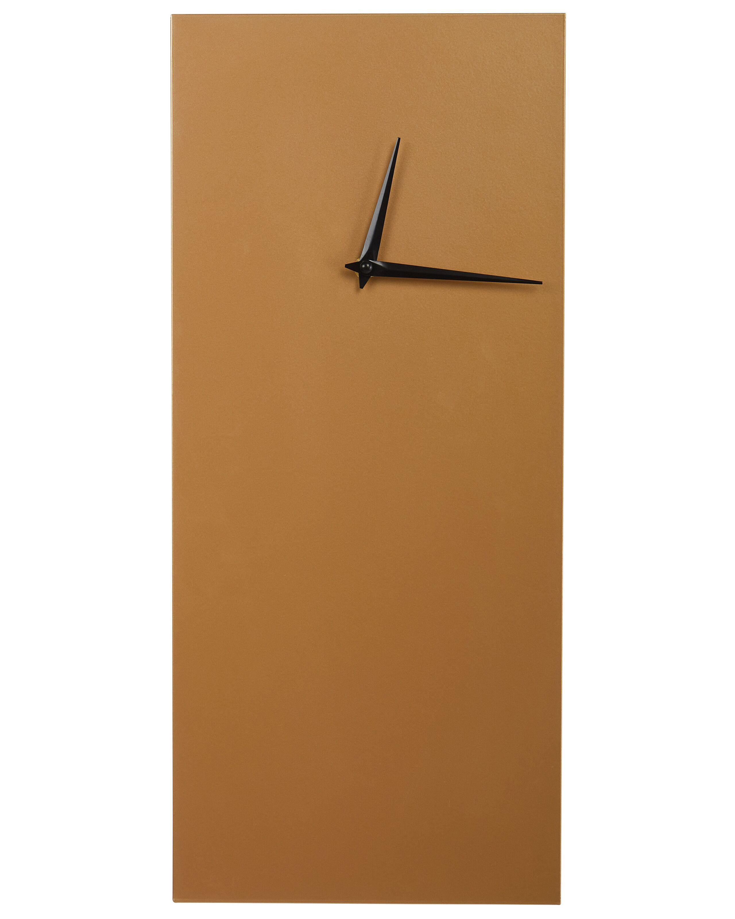 Zegar ścienny22 cm Metal Złoty