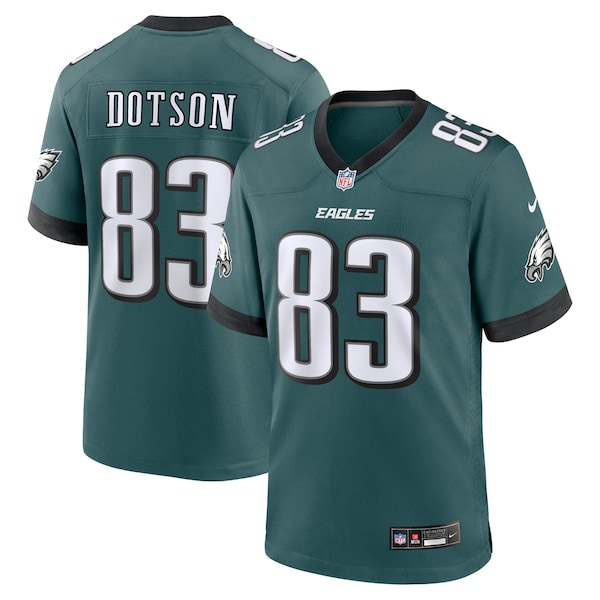 Jahan Dotson Philadelphia Eagles Nike Team Game Jersey - Midnight Green