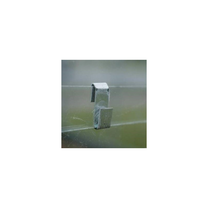 Clips pour vitres de serre en S 20 pièces ACD
