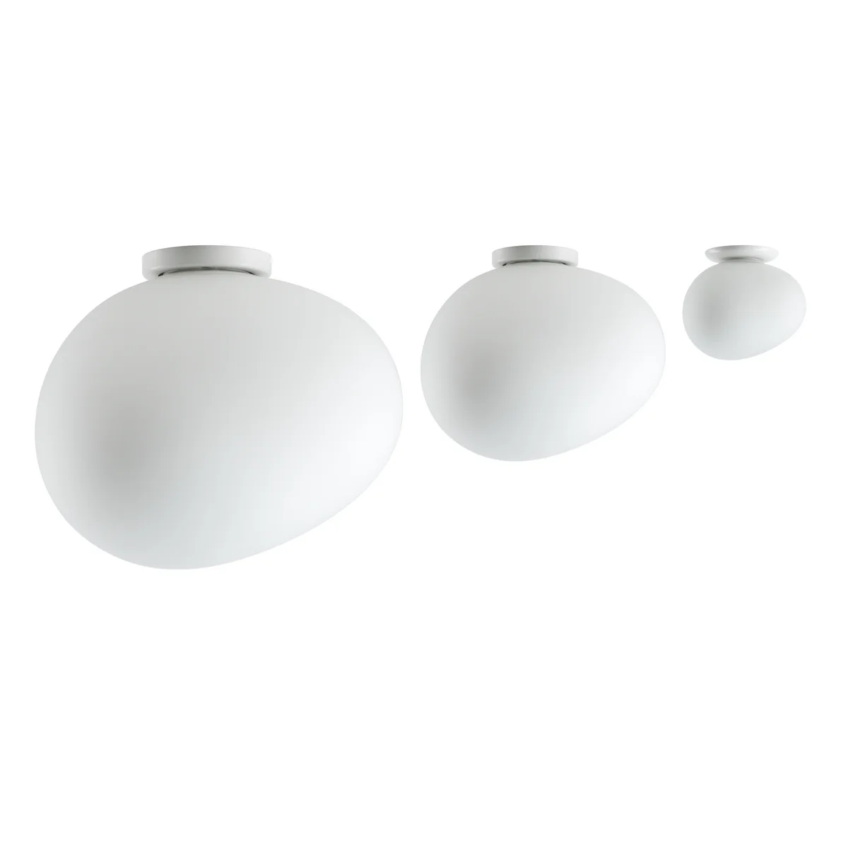 Foscarini - Gregg Wand- und Deckenleuchte, midi / weiß