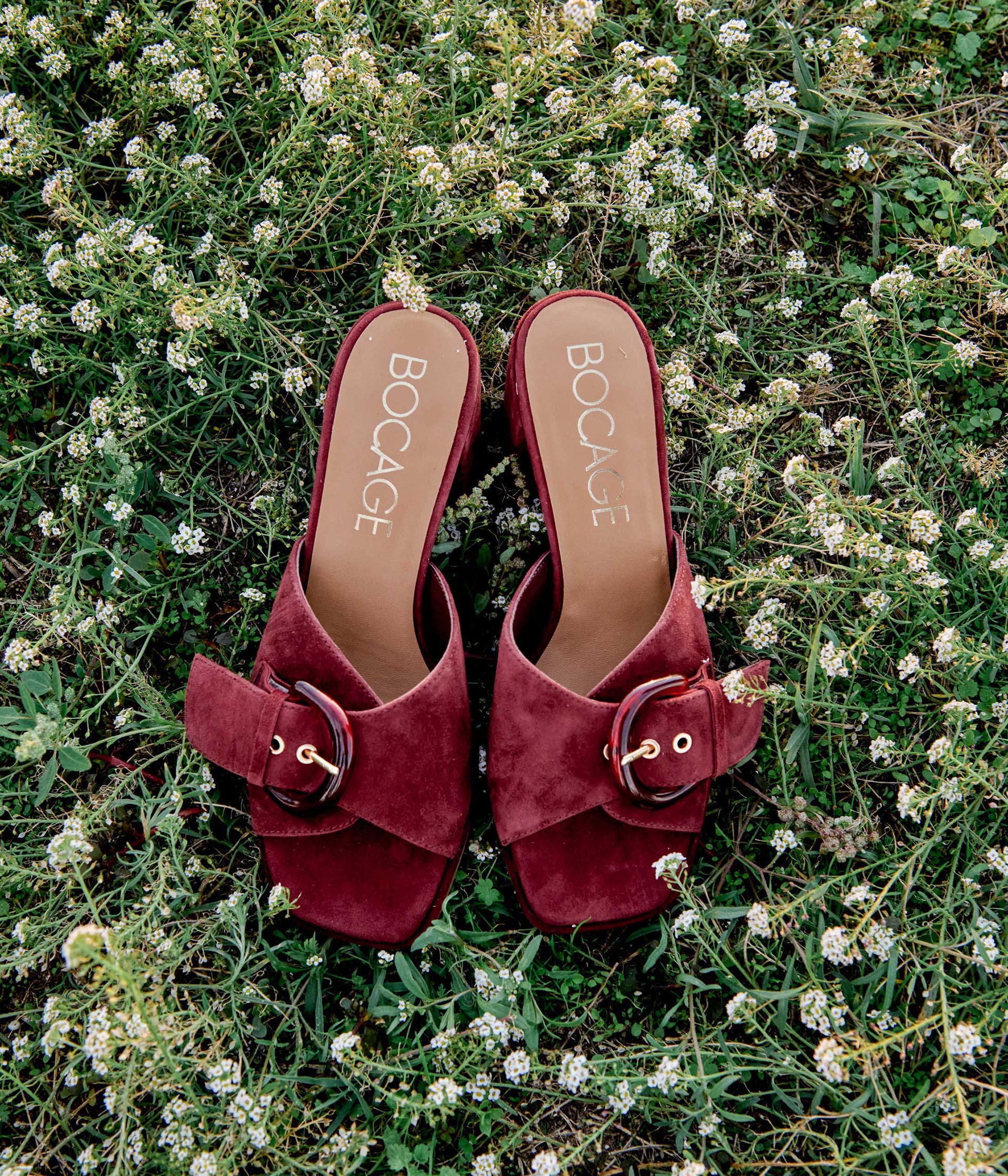 Mule Octavie bordeaux