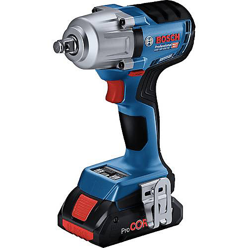 Bosch Professional GDS 18V-450 HC - pack 2x 4,0 Ah, chargeur, module Bluetooth, mallette L-BOXX