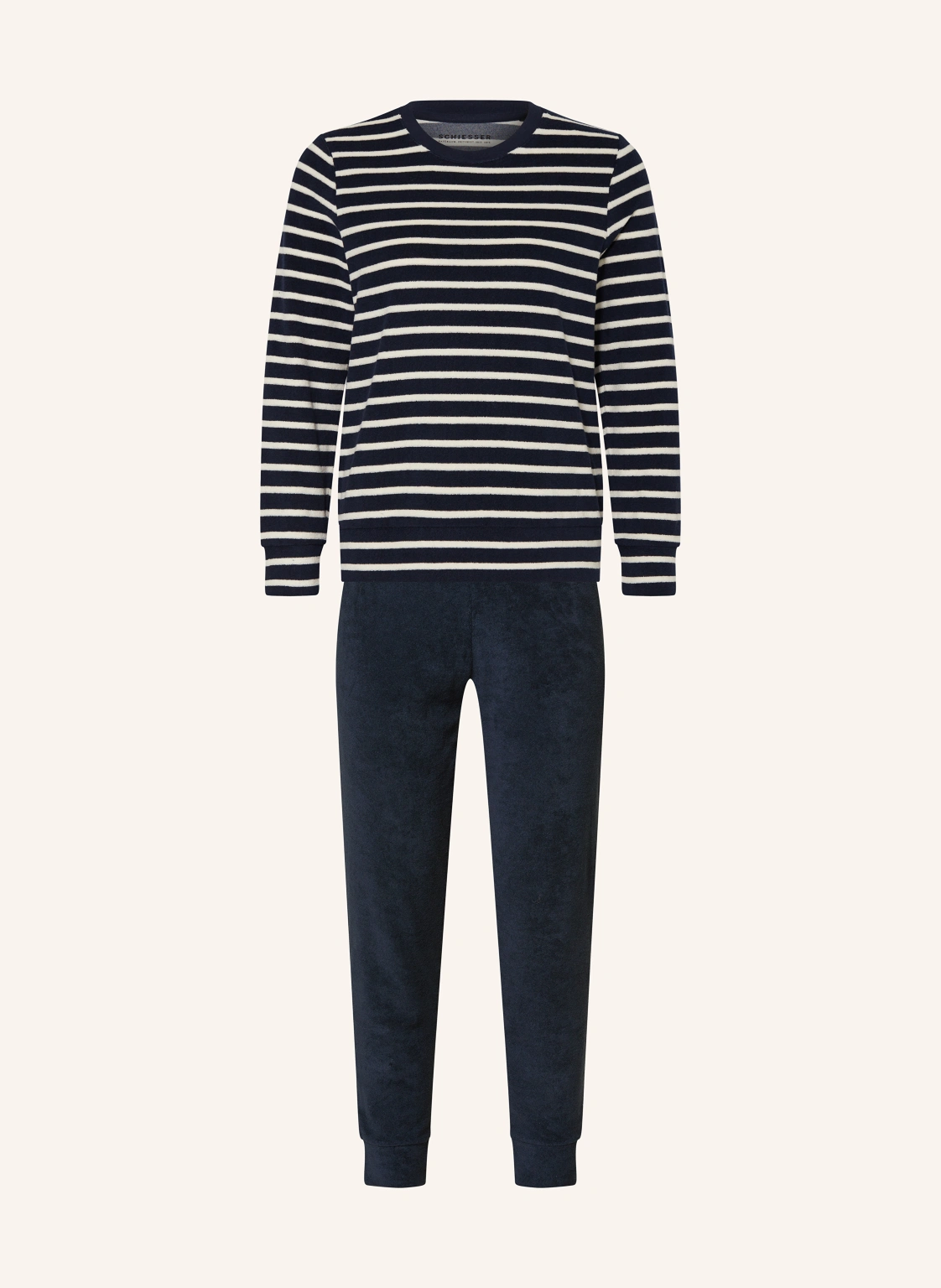 SCHIESSER Schlafanzug CASUAL ESSENTIALS aus Frottee