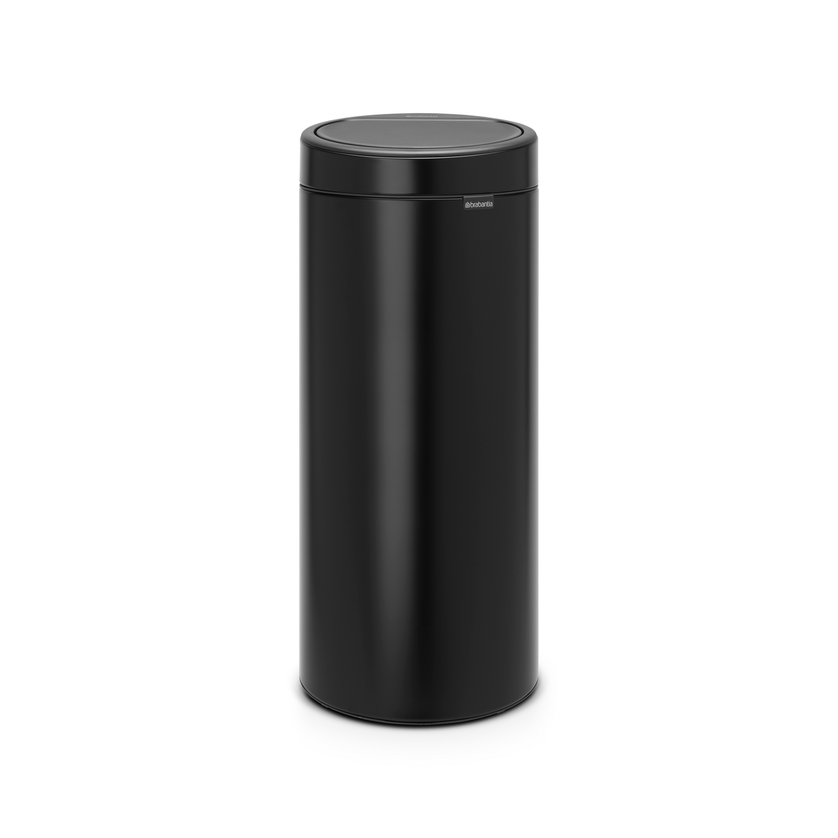 Brabantia Touch Bin New afvalemmer, 30L, kunststof binnenemmer - Matt Black