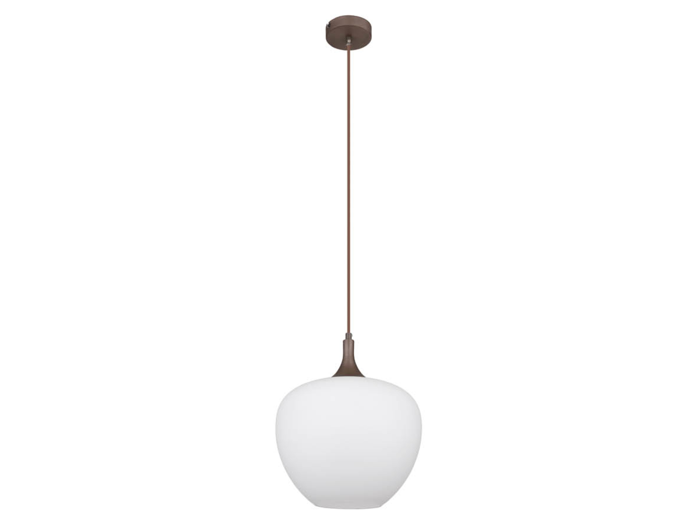 Lampa wisząca Maxy szklana biała