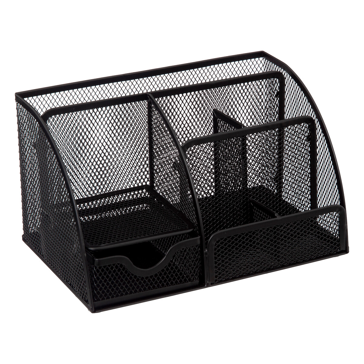 Organizador HAVI preto em metal para escritório