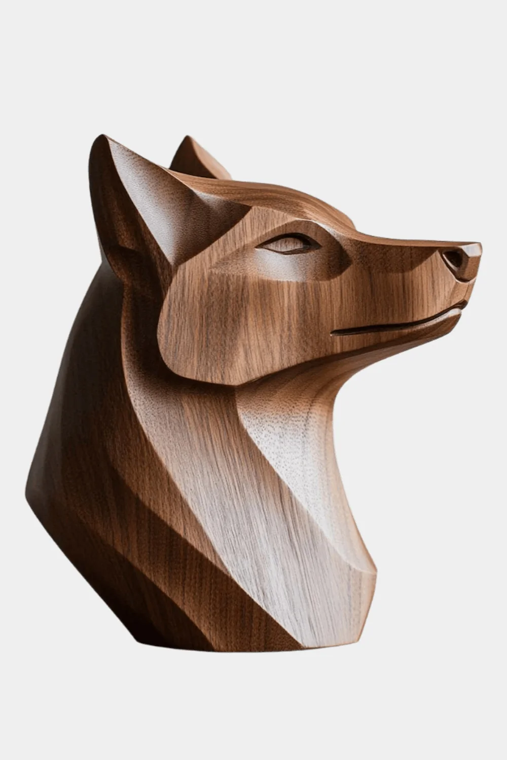 Wolf Wood Sculpture #WA130