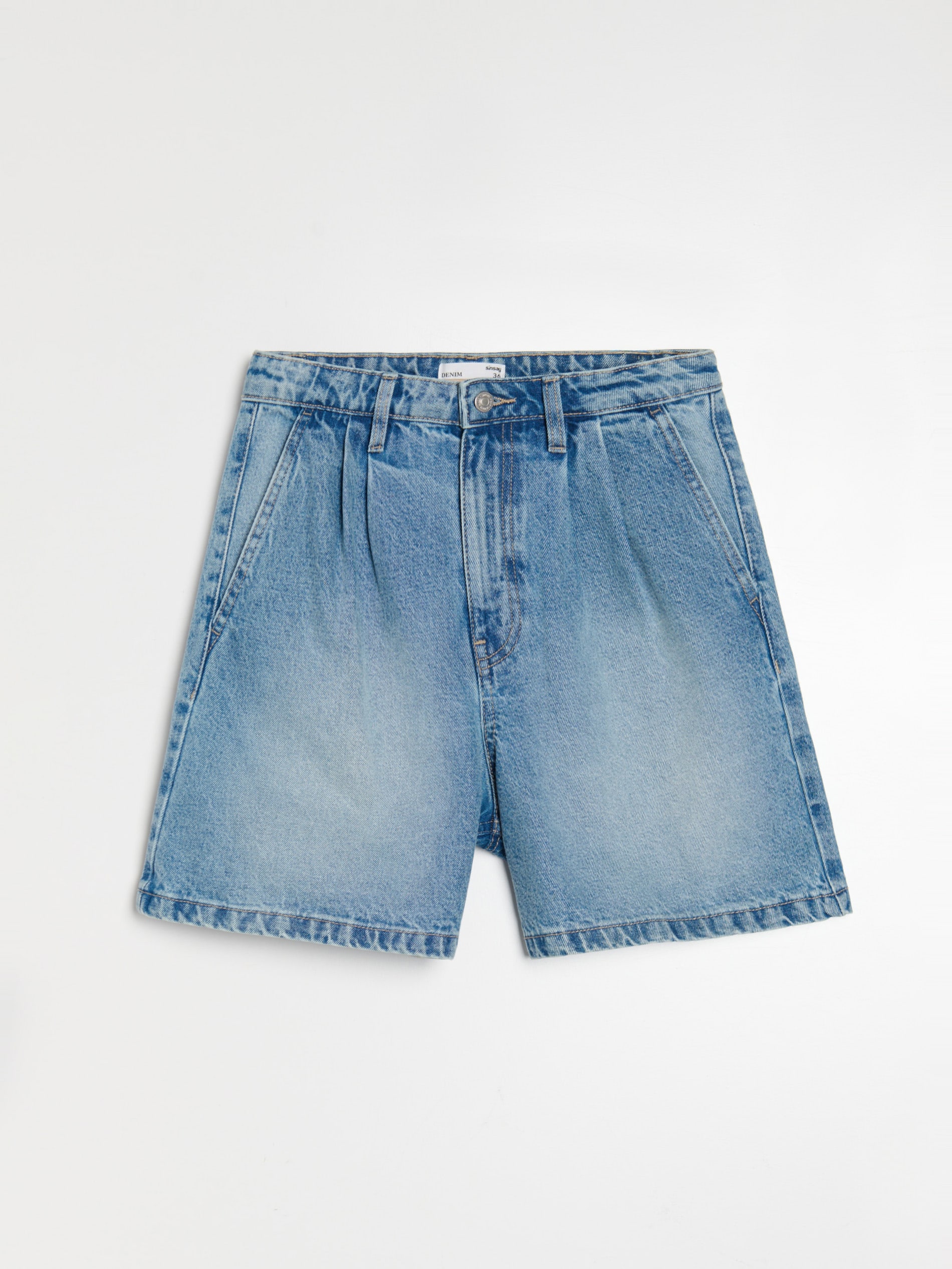Jeansowe szorty mom fit