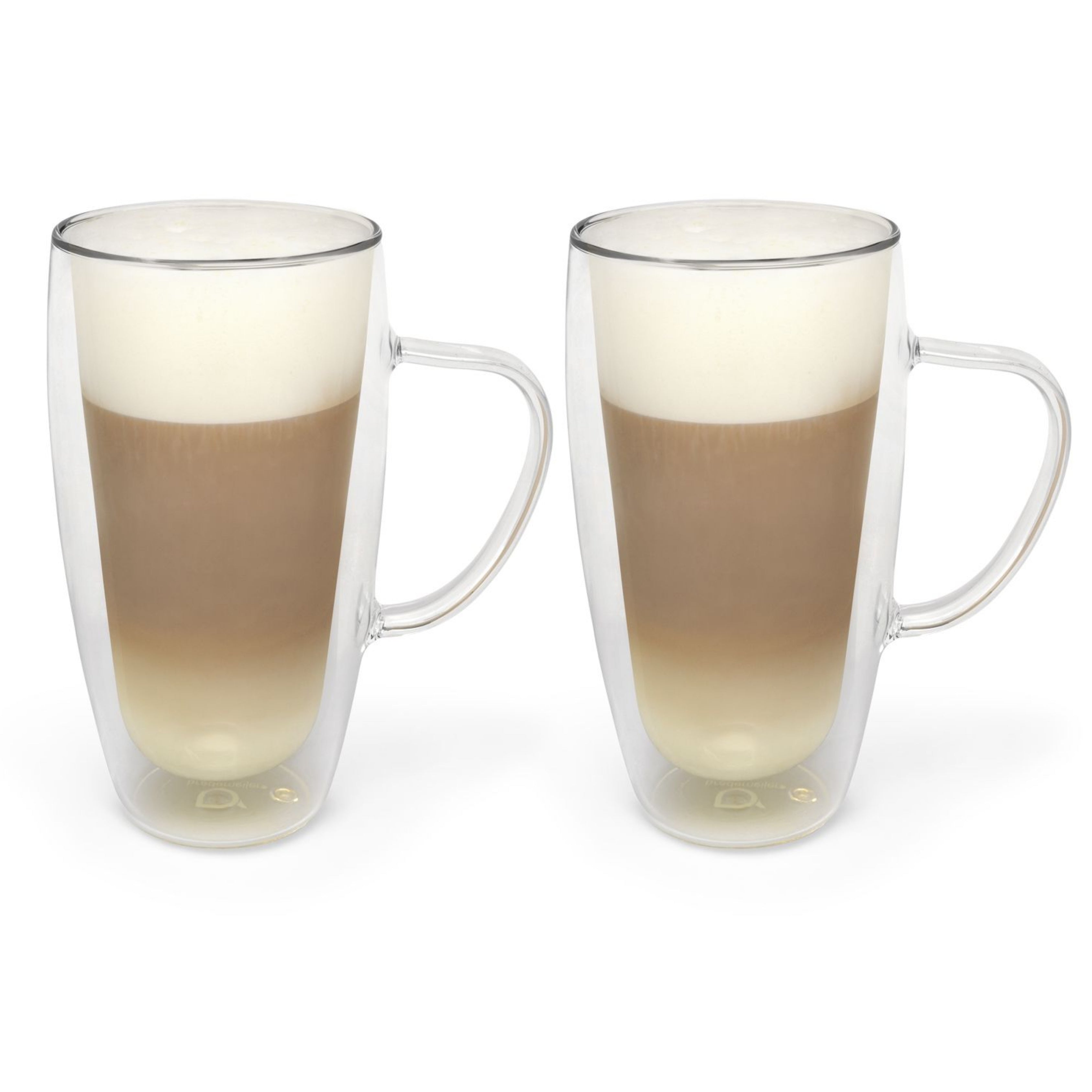 Bredemeijer -Dubbelwandig glas cappuccino/latte m. 400ml s/2