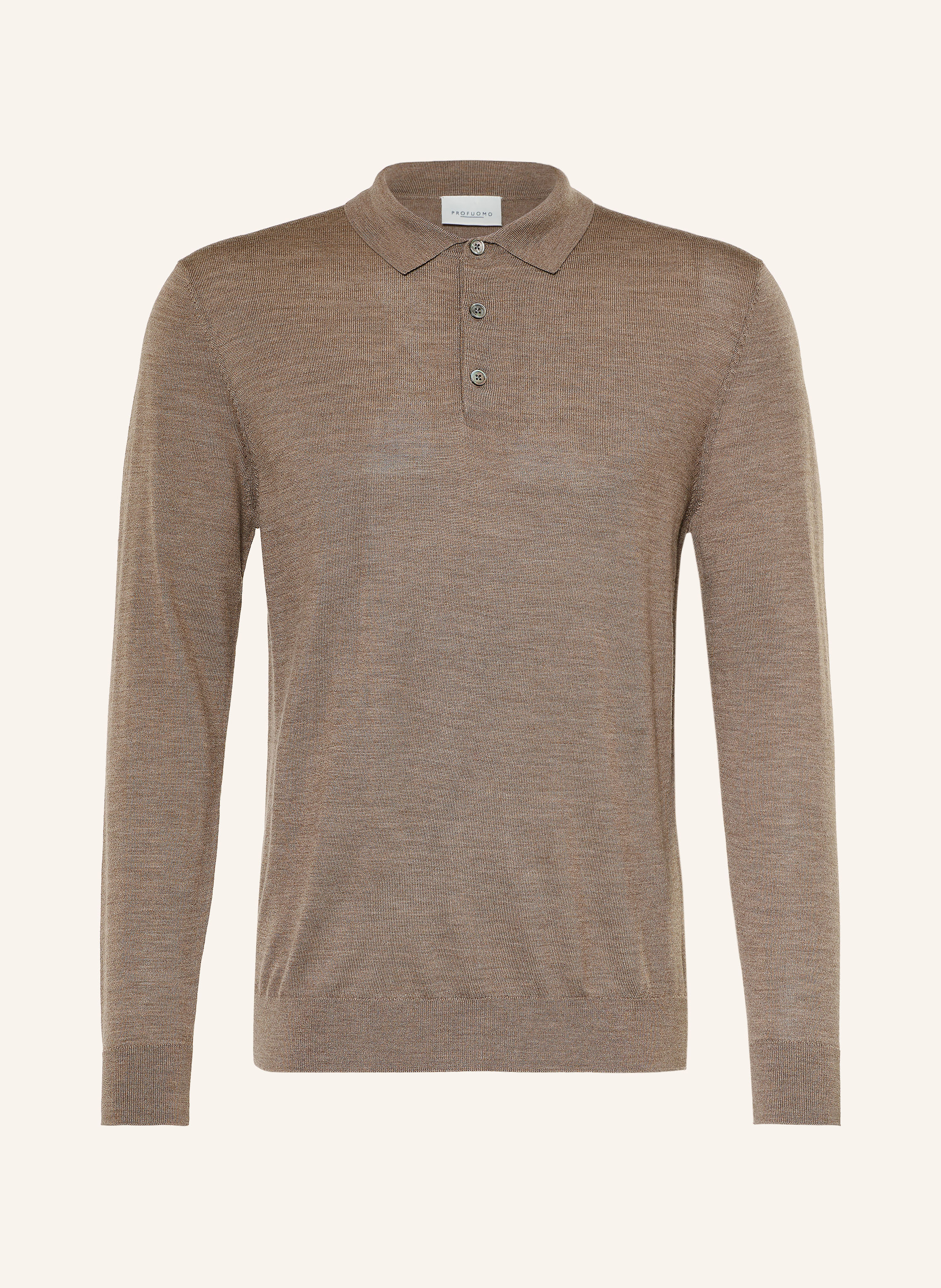 PROFUOMO Strick-Poloshirt