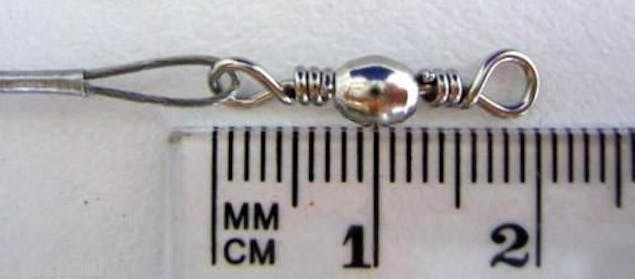 6 x Surecatch 6 Inch x 40lb Clear Wire Fishing Trace with Swivels and Snaps