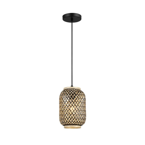 Lampa wisząca czarny matowa-wielokolorowy Adalla 1xE27x40W Rabalux