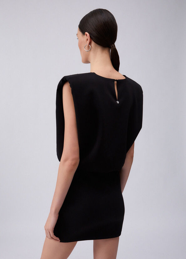 Abito corto con strass