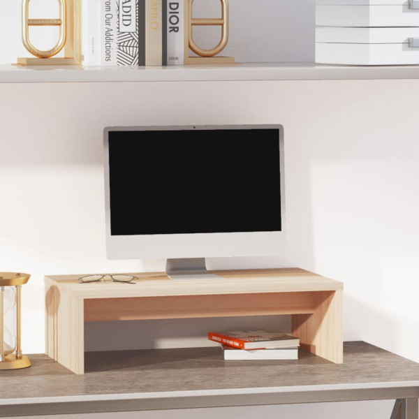 Podstawka pod Monitor Brąz Mat RTV Nowoczesny Salon 50x27x15cm