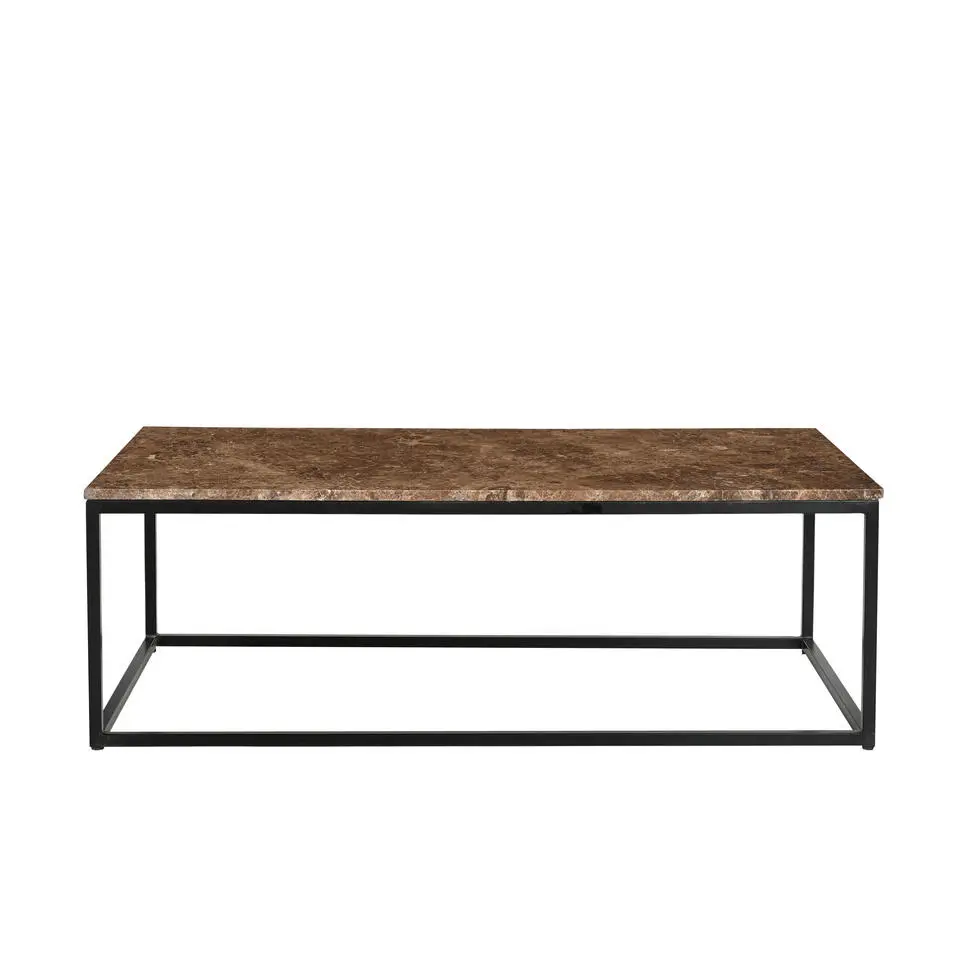 Livingfurn - Salontafel Dion Emperador 120cm - Marmer