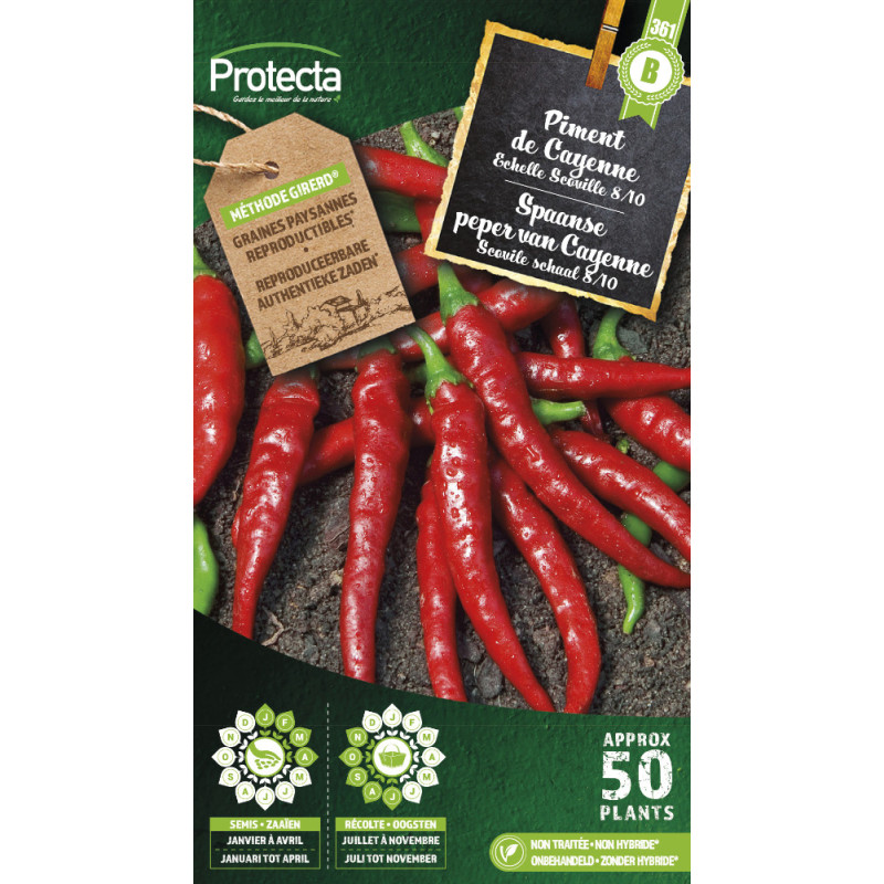 Semences de piment de Cayenne PROTECTA
