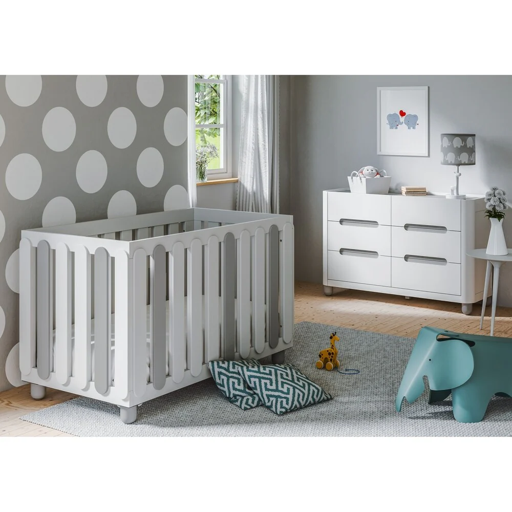 Storkcraft Sienna 3-in-1 Convertible Crib with Adjustable Height Mattress for Infant or Toddler