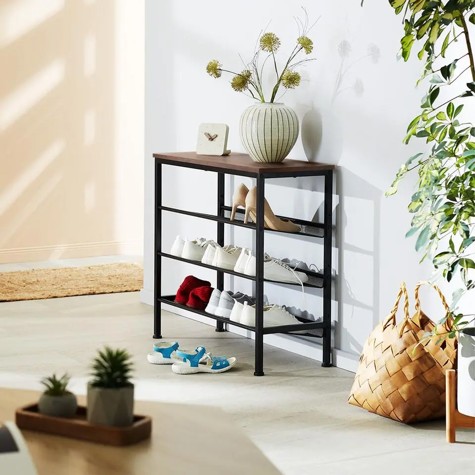 tectake Schoenenrek Wolverhampton 75,5x30,5x69,5cm