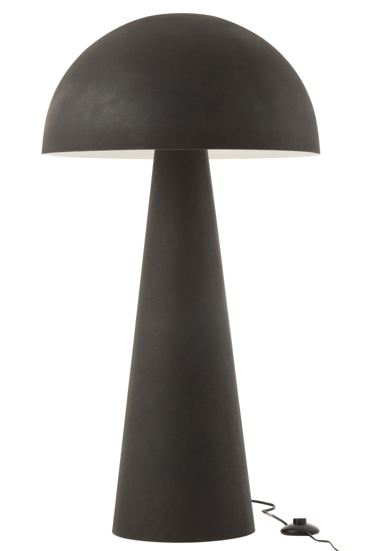 J-Line lamp Paddenstoel - metaal - zwart - extra large
