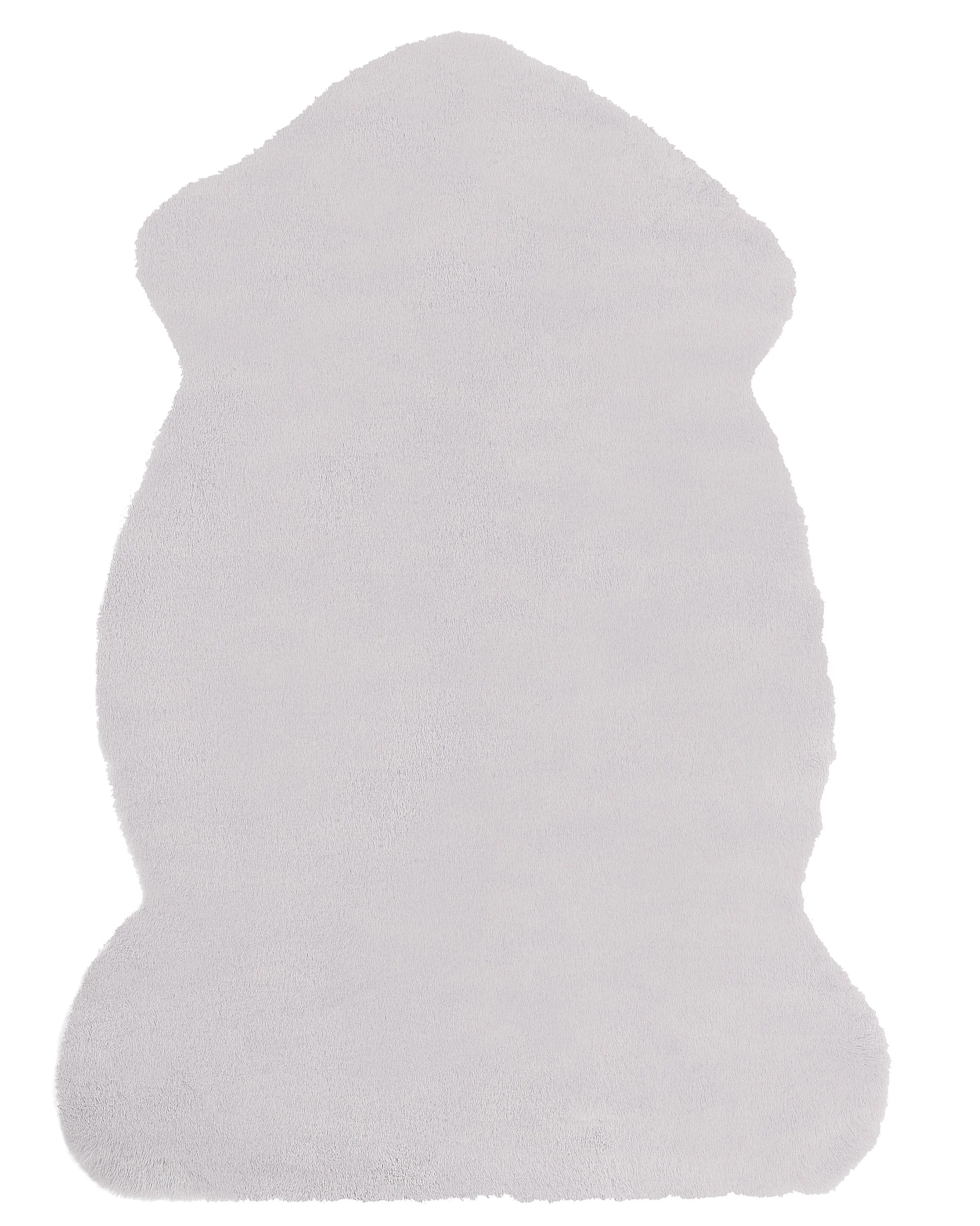 Faux Fur Rug UNDARA Light Grey 60 x 90 cm