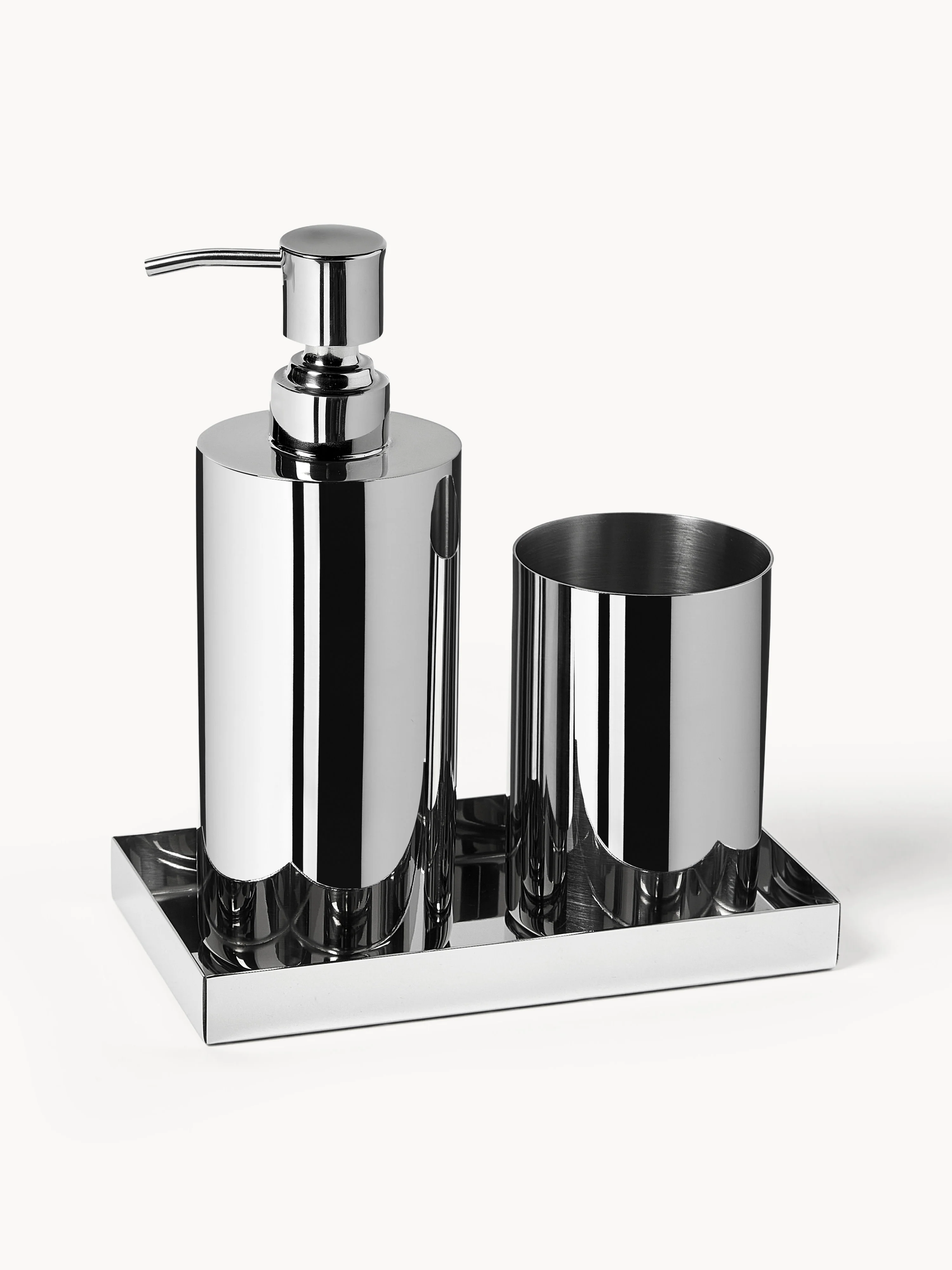 Bad-Accessoires Halston aus Metall, 3er-Set